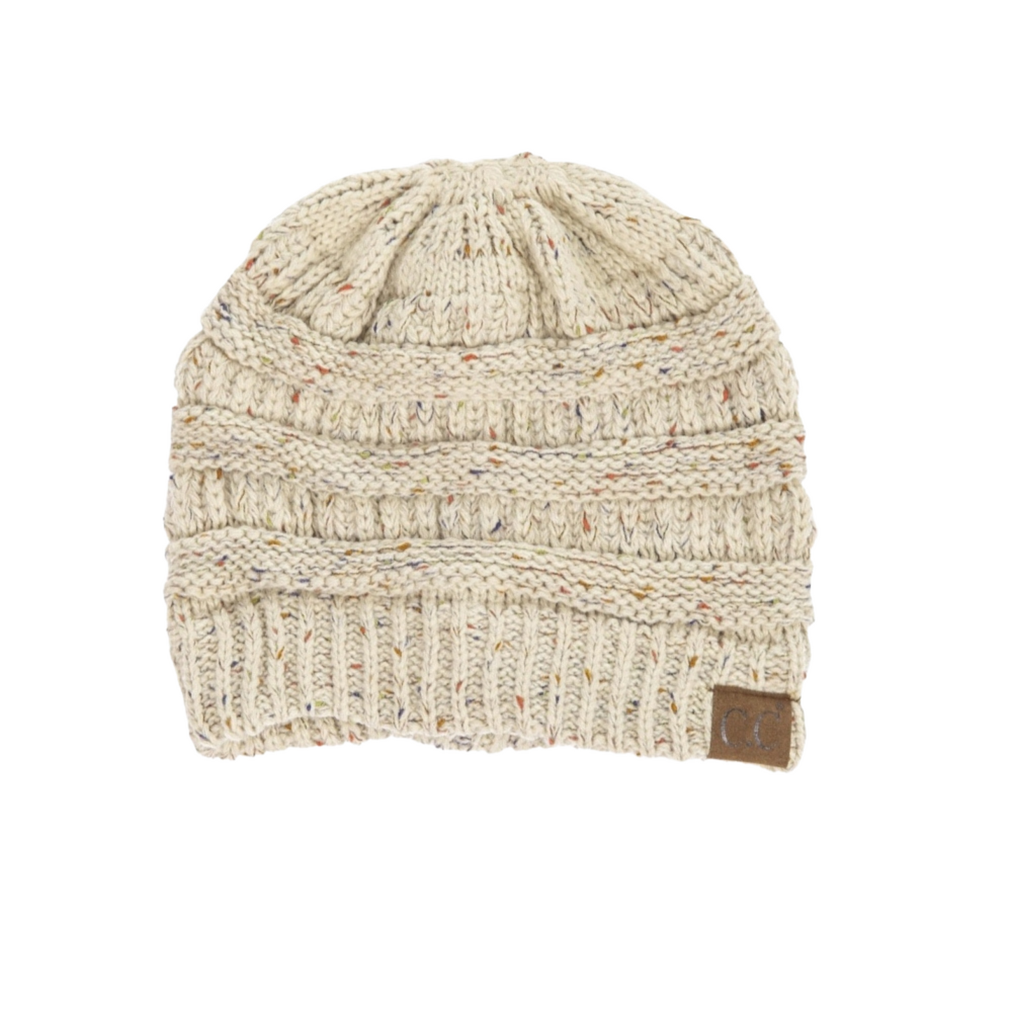 C.C Confetti Knit Beanie – Multiple Colors