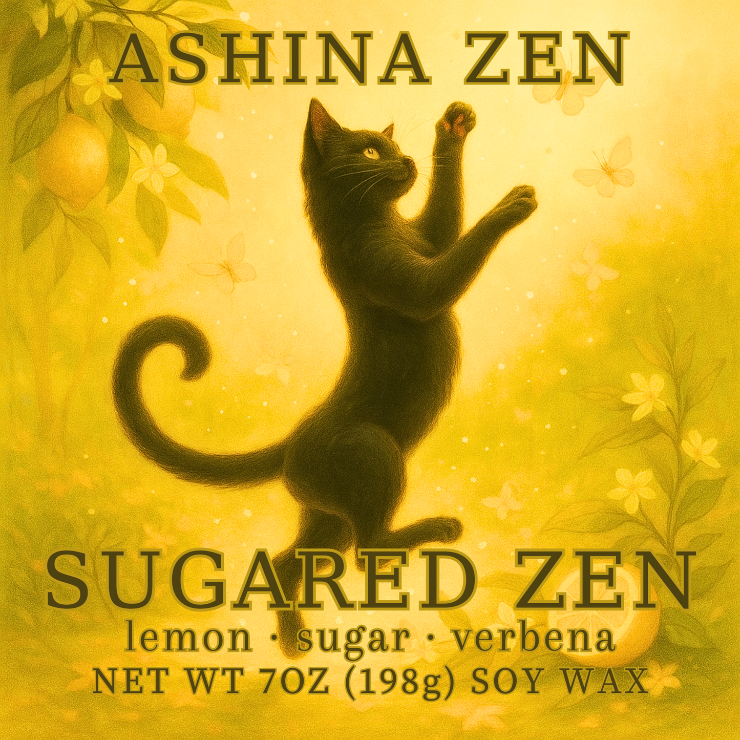 Sugared Zen Soy Candle – 9oz