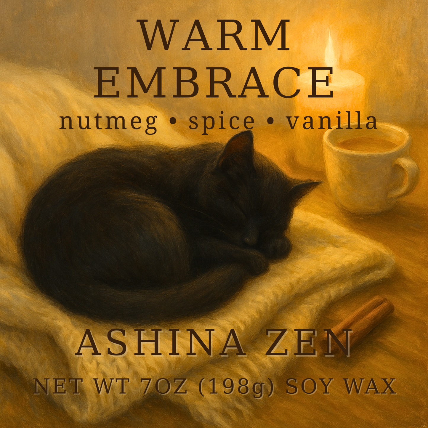 Warm Embrace Soy Candle – 9oz