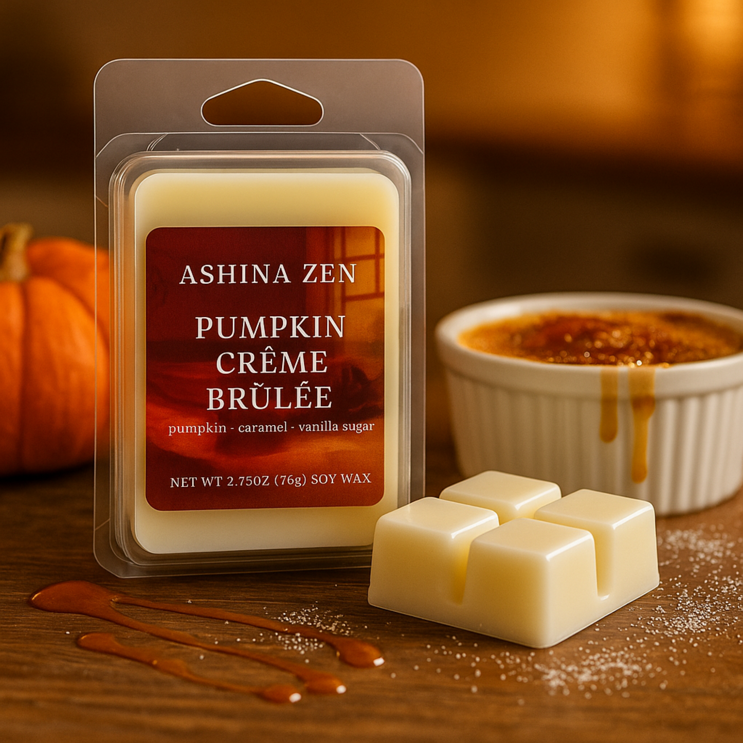 Pumpkin Crème Brûlée – Wax Melts
