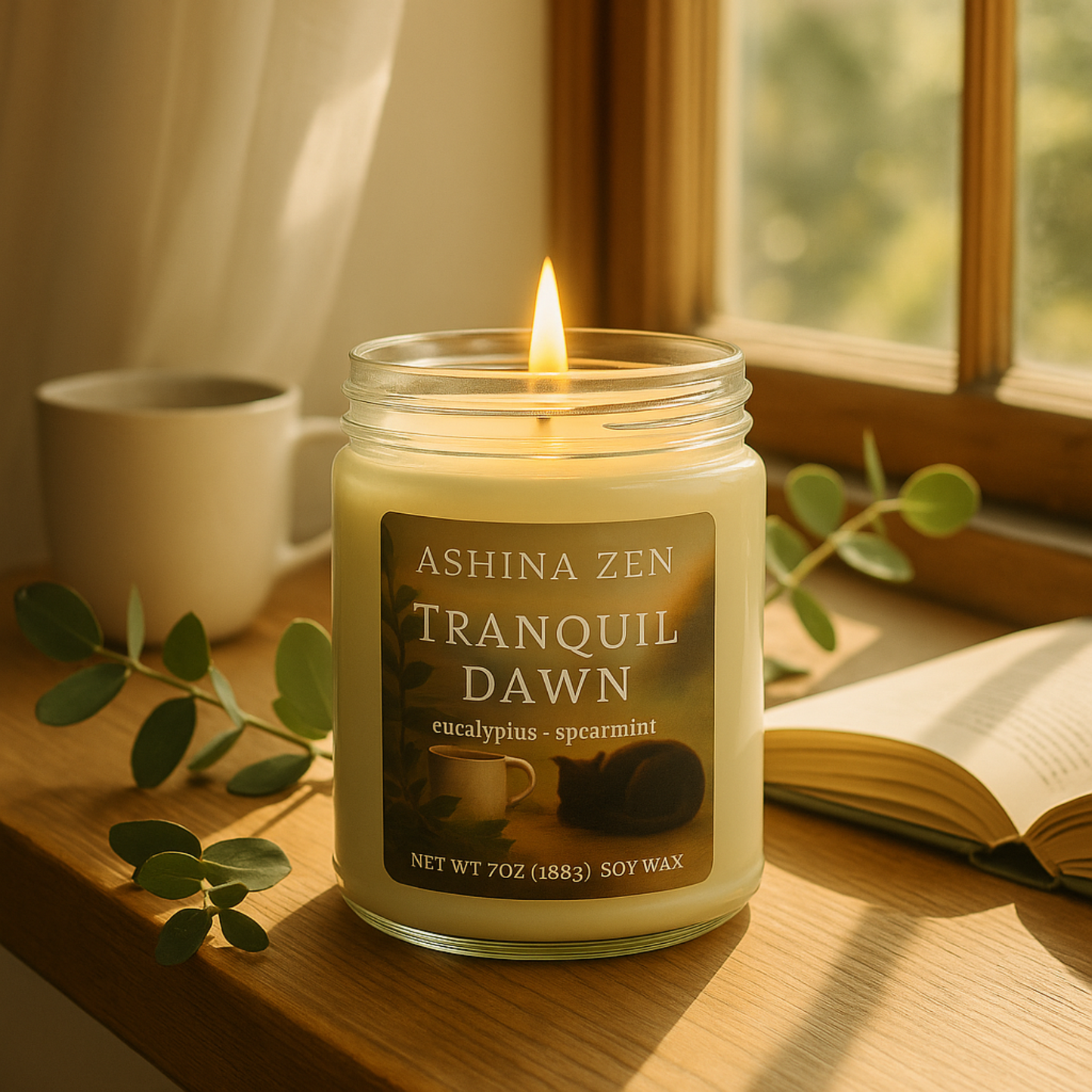 Tranquil Dawn Soy Candle – 9oz