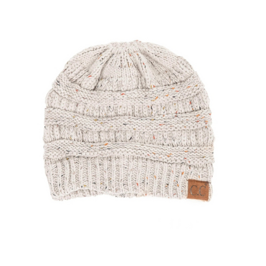 C.C Confetti Knit Beanie – Multiple Colors