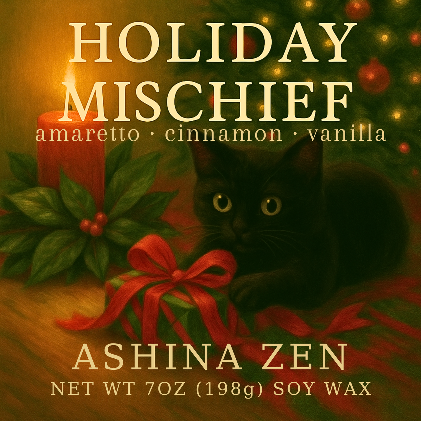 Holiday Mischief Soy Candle – 9oz
