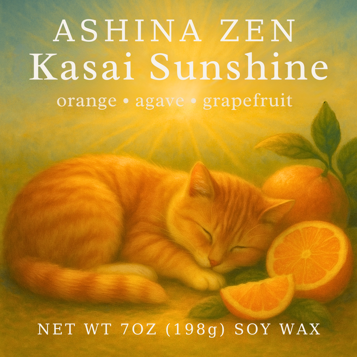 Kasai Sunshine Soy Candle – 9oz