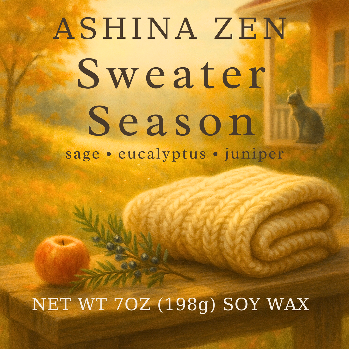 Sweater Season Soy Candle – 9oz