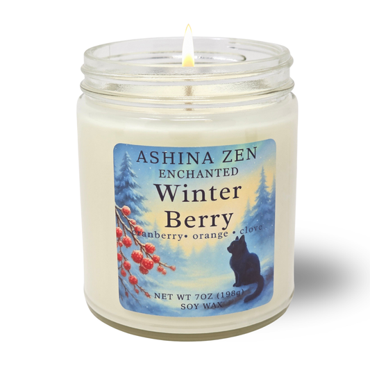 Enchanted Winter Berry Soy Candle – 9oz