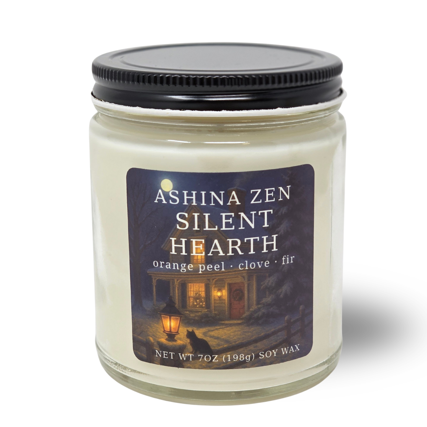 Silent Hearth Soy Candle – 9oz