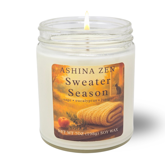 Sweater Season Soy Candle – 9oz